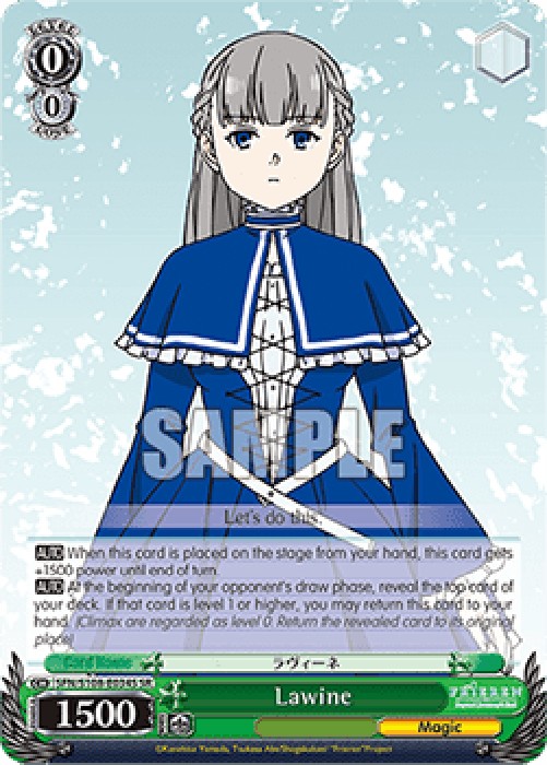Weiss Schwarz SFN/S108 Lawine (V.2 - Super Rare)