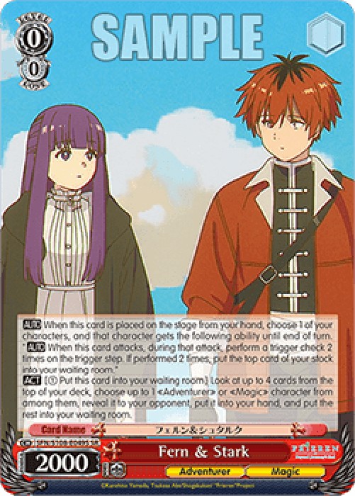 Weiss Schwarz SFN/S108 Fern & Stark (V.2 - Super Rare)