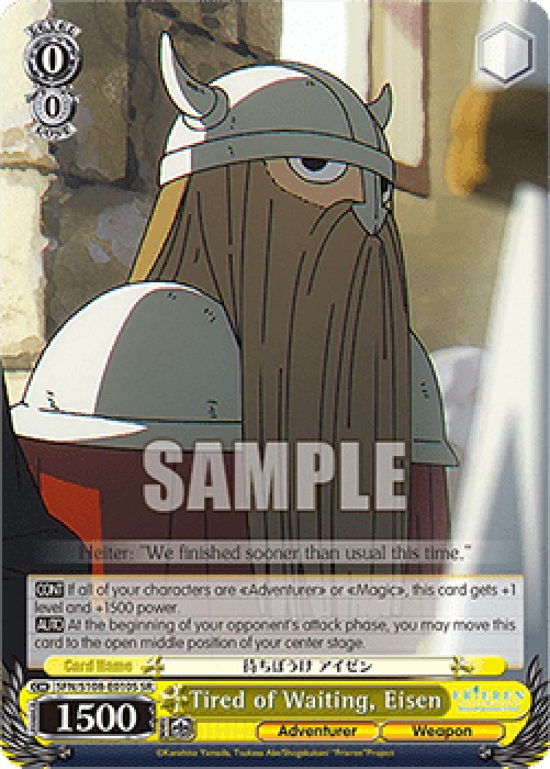 Weiss Schwarz SFN/S108 Tired of Waiting, Eisen (V.2 - Super Rare)