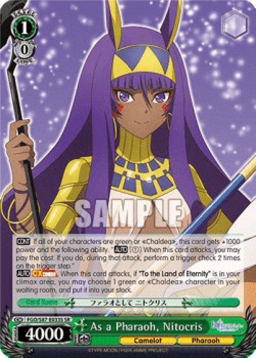 Weiss Schwarz FGO/S87 As a Pharaoh, Nitocris (V.2 - Super Rare)