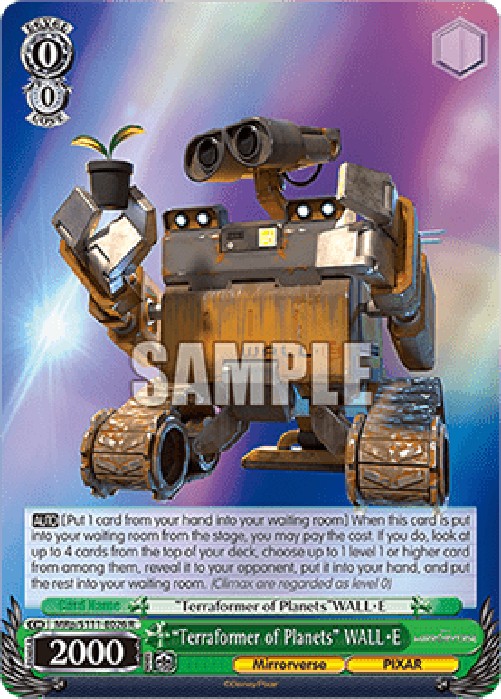 Weiss Schwarz MRX/S111 “Terraformer of Planets” WALL・E (V.1 - Rare)