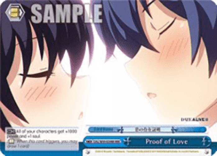 Weiss Schwarz DAL/W99 Proof of Love [DAL] (V.2 - Triple Rare)