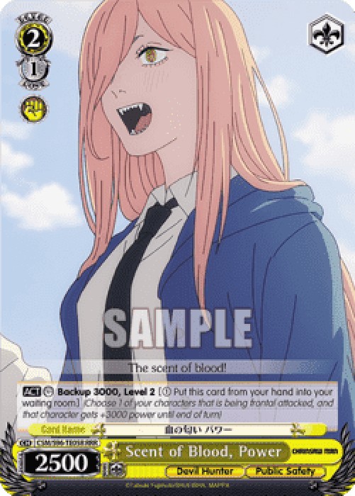 Weiss Schwarz CSM/S96 Scent of Blood, Power (V.2 - Triple Rare)