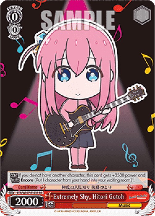Weiss Schwarz BTR/W107 Extremely Shy, Hitori Gotoh (V.2 - Super Rare)