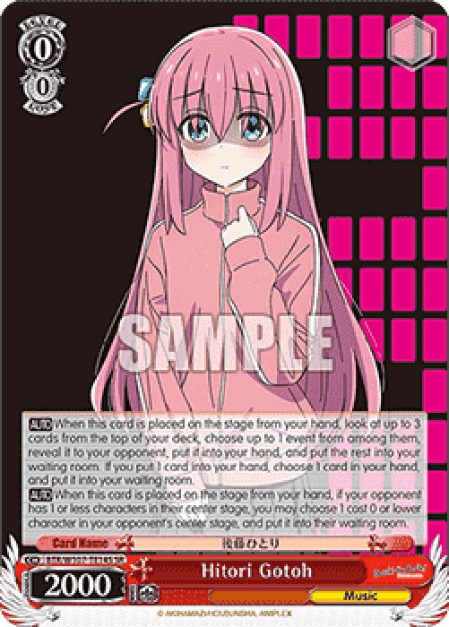 Weiss Schwarz BTR/W107 Hitori Gotoh (V.2 - Super Rare)