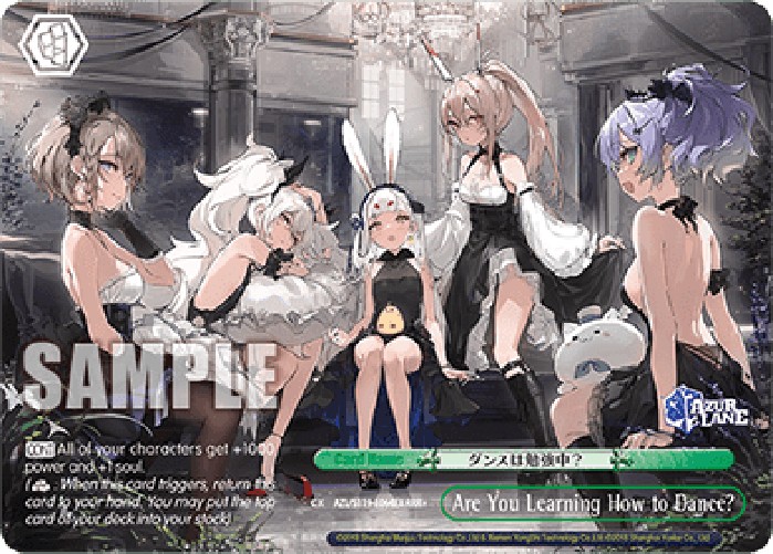Weiss Schwarz AZL/119 Are You Learning How to Dance? (V.3 - Triple Rare)