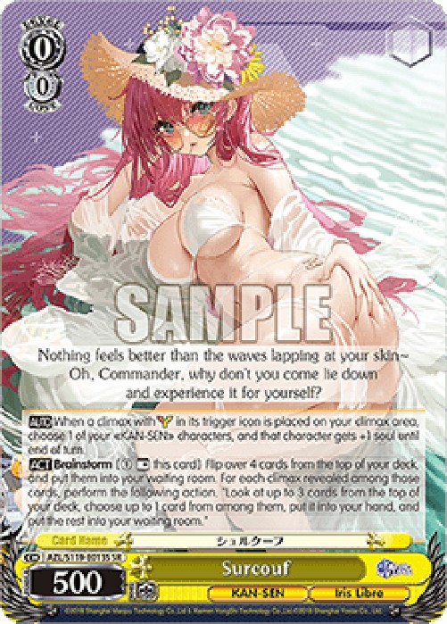Weiss Schwarz AZL/119 Surcouf (V.2 - Super Rare)