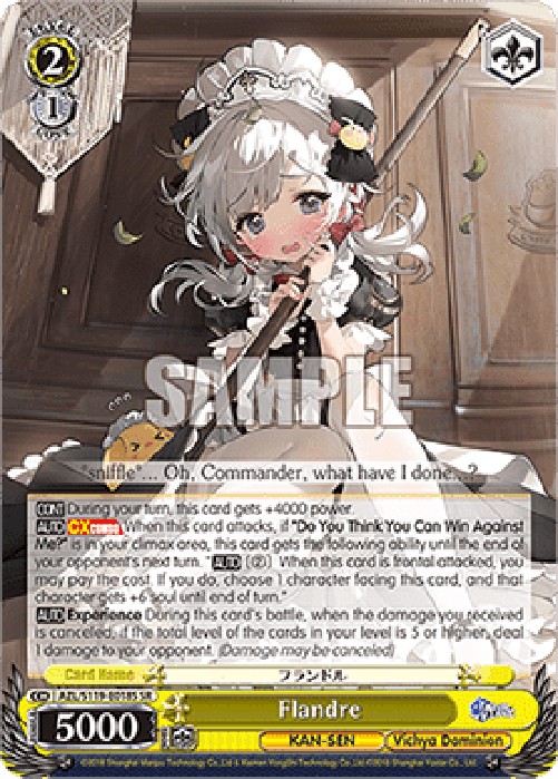 Weiss Schwarz AZL/119 Flandre (V.2 - Super Rare)