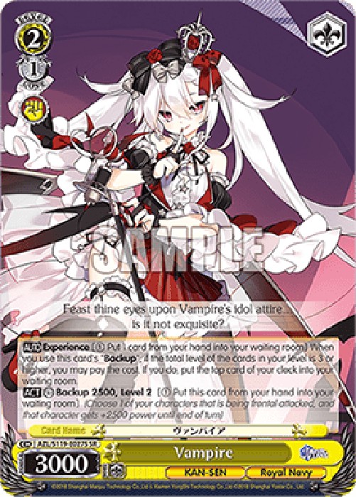 Weiss Schwarz AZL/119 Vampire (V.2 - Super Rare)
