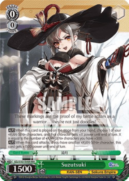 Weiss Schwarz AZL/S102 Suzutsuki (V.2 - Triple Rare)