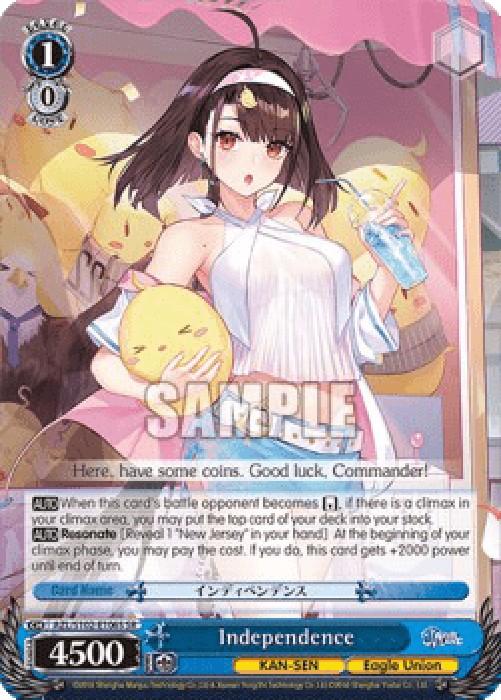 Weiss Schwarz AZL/S102 Independence (V.2 - Super Rare)