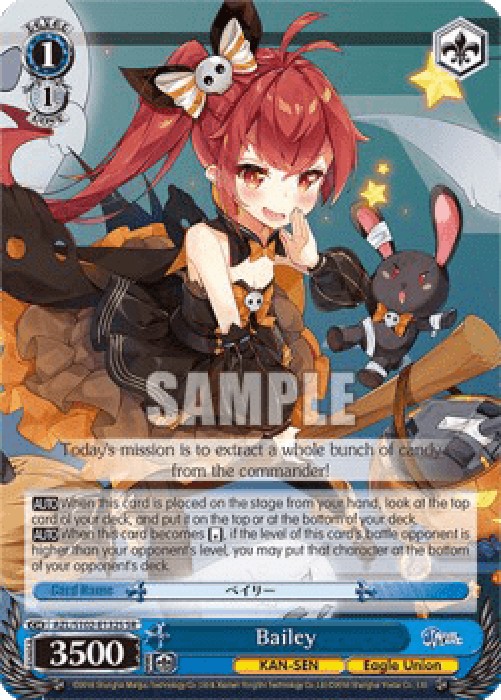 Weiss Schwarz AZL/S102 Bailey (V.2 - Super Rare)