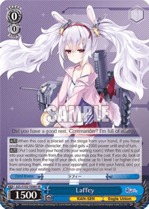 Weiss Schwarz AZL/S102 Laffey (V.2 - Super Rare)