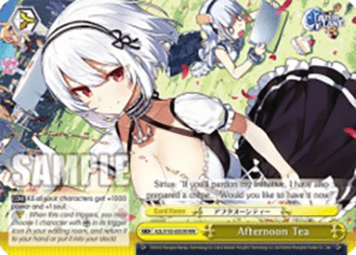 Weiss Schwarz AZL/S102 Afternoon Tea (V.2 - Triple Rare)