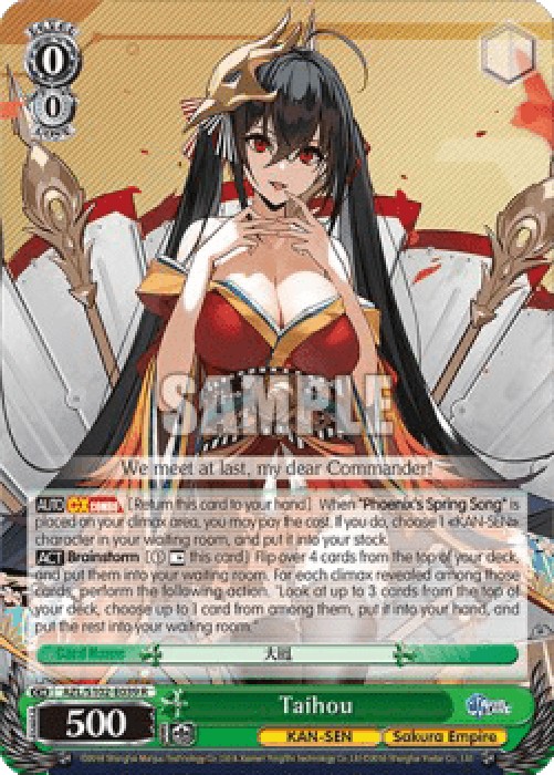Weiss Schwarz AZL/S102 Taihou (V.1 - Rare)