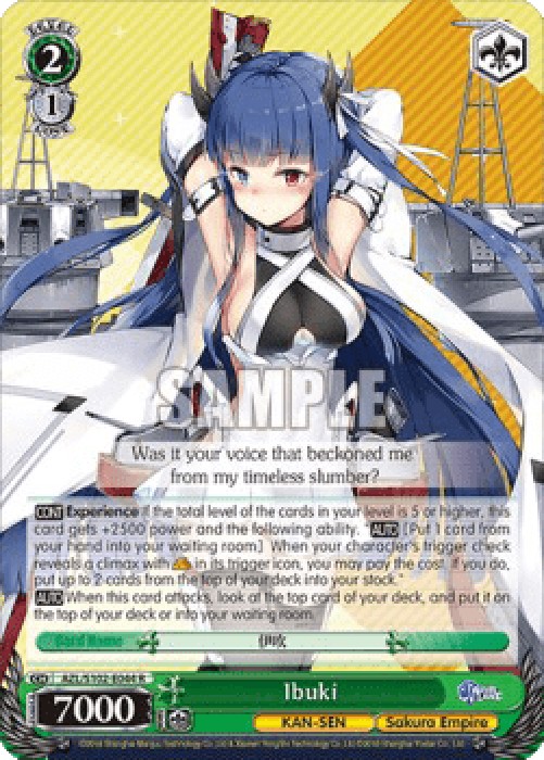 Weiss Schwarz AZL/S102 Ibuki (V.1 - Rare)