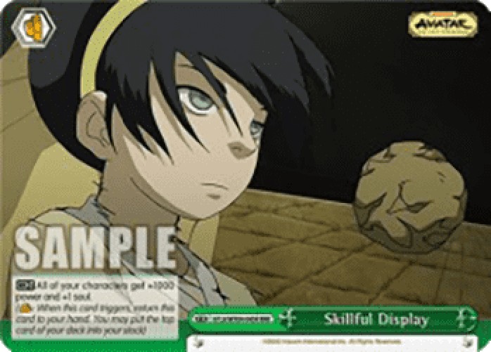 Weiss Schwarz ATLA/WX04 Skillful Display (V.2 - Triple Rare)