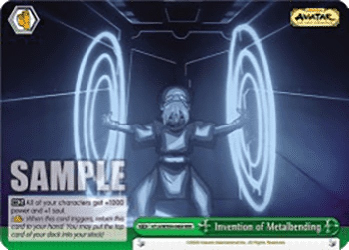 Weiss Schwarz ATLA/WX04 Invention of Metalbending (V.2 - Triple Rare)