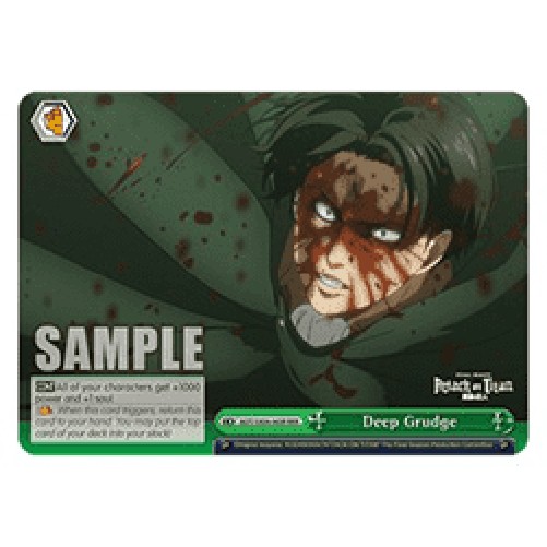 Weiss Schwarz AOT/SX04 Deep Grudge (V.2 - Triple Rare)