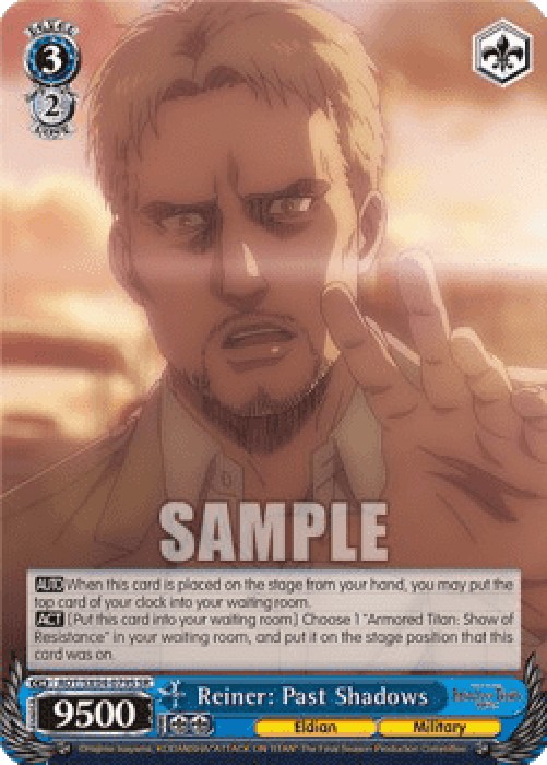 Weiss Schwarz AOT/SX04 Reiner: Past Shadows (V.2 - Super Rare)
