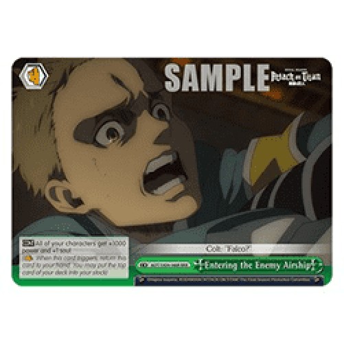 Weiss Schwarz AOT/SX04 Entering the Enemy Airship (V.2 - Triple Rare)