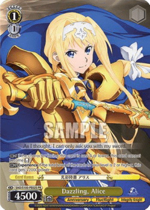 Weiss Schwarz SAO/S100 Dazzling, Alice