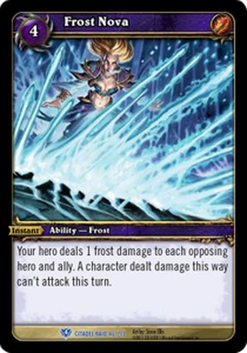 World of Warcraft TCG Frost Nova