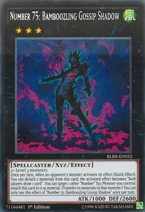 Yu-Gi-Oh! BLRR Number 75: Bamboozling Gossip Shadow