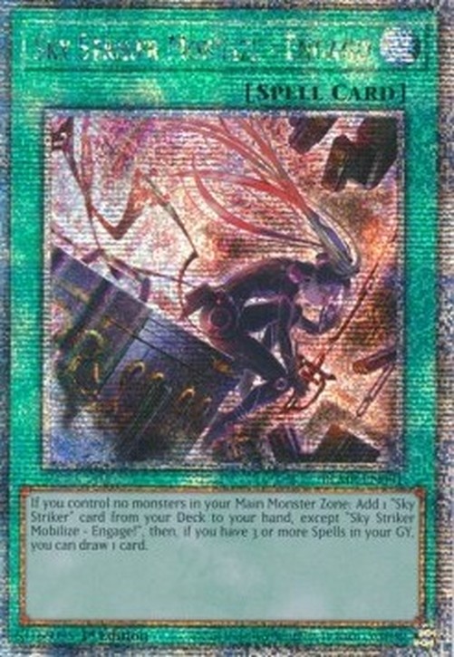 Yu-Gi-Oh! BLMR Sky Striker Mobilize - Engage! (V.2 - Quarter Century Secret
