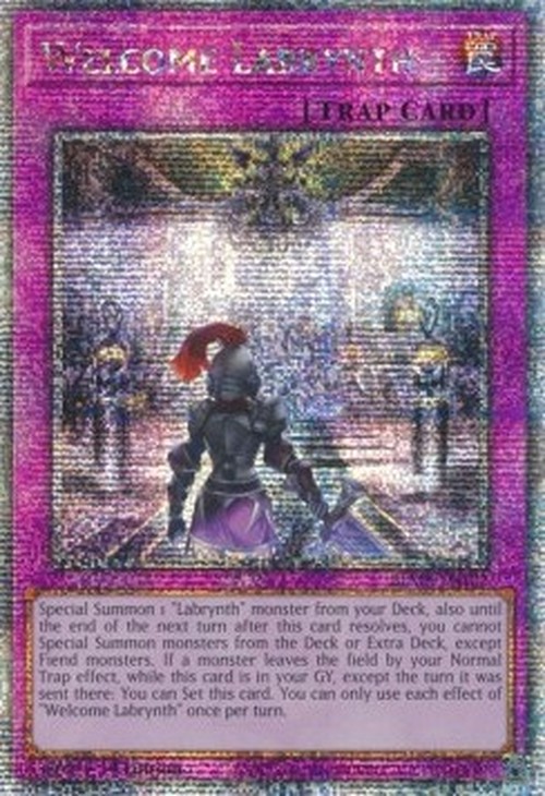 Yu-Gi-Oh! BLMR Welcome Labrynth (V.2 - Quarter Century Secret Rare)