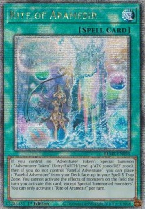 Yu-Gi-Oh! BLMR Rite of Aramesir (V.2 - Quarter Century Secret Rare)