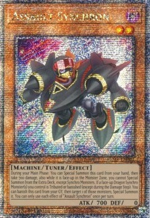 Yu-Gi-Oh! BLMR Assault Synchron (V.2 - Quarter Century Secret Rare)