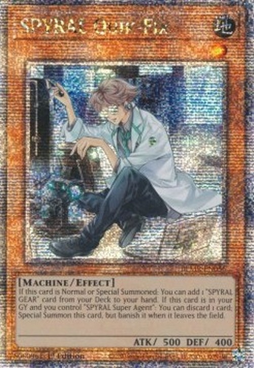 Yu-Gi-Oh! BLMR SPYRAL Quik-Fix (V.2 - Quarter Century Secret Rare)