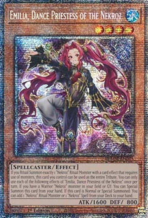 Yu-Gi-Oh! BLMM Emilia, Dance Priestess of the Nekroz (V.2 - Starlight Rare)
