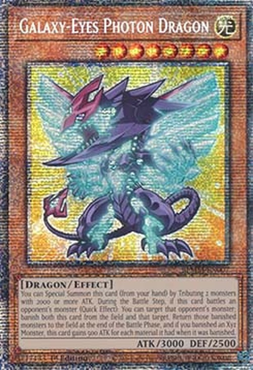 Yu-Gi-Oh! BLMM Galaxy-Eyes Photon Dragon (V.2 - Starlight Rare)