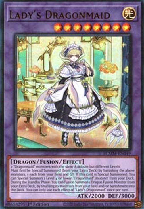 Yu-Gi-Oh! BLMM Lady's Dragonmaid (V.1 - Ultra Rare)