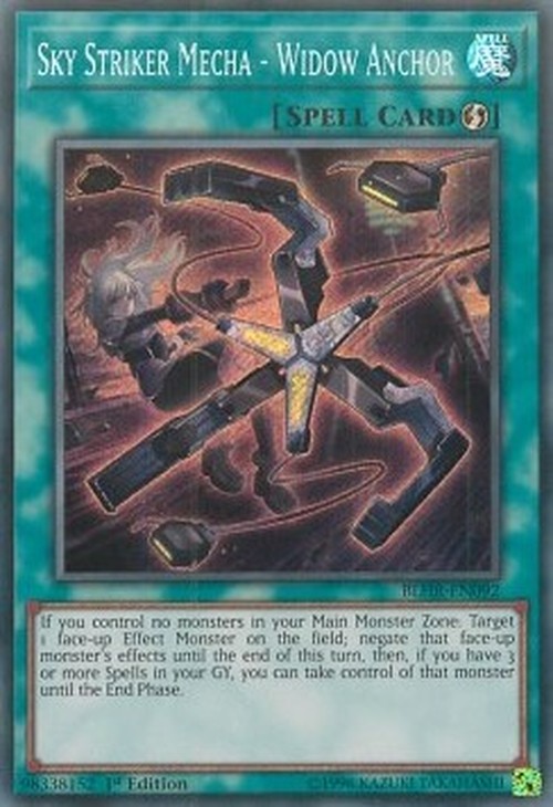 Yu-Gi-Oh! BLHR Sky Striker Mecha - Widow Anchor