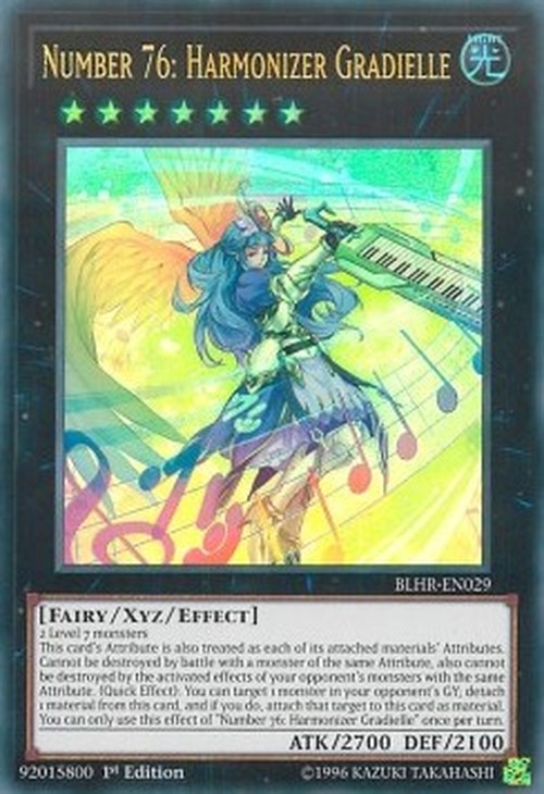 Yu-Gi-Oh! BLHR Number 76: Harmonizer Gradielle