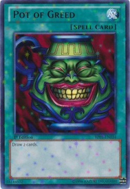 Yu-Gi-Oh! BP01 Pot of Greed (V.2 - Starfoil Rare)