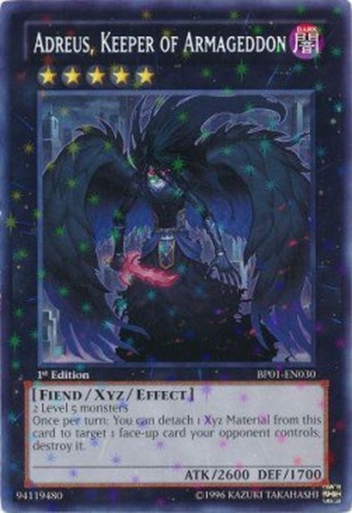 Yu-Gi-Oh! BP01 Adreus, Keeper of Armageddon (V.2 - Starfoil Rare)