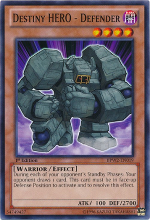 Yu-Gi-Oh! BPW2 Destiny HERO - Defender