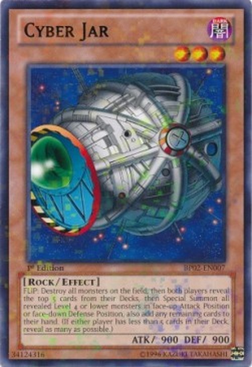Yu-Gi-Oh! BP02 Cyber Jar (V.1 - Mosaic Rare)
