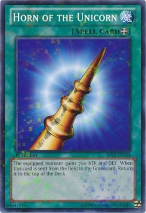 Yu-Gi-Oh! BP02 Horn of the Unicorn (V.2 - Mosaic Rare)