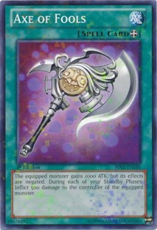 Yu-Gi-Oh! BP02 Axe of Fools (V.2 - Mosaic Rare)
