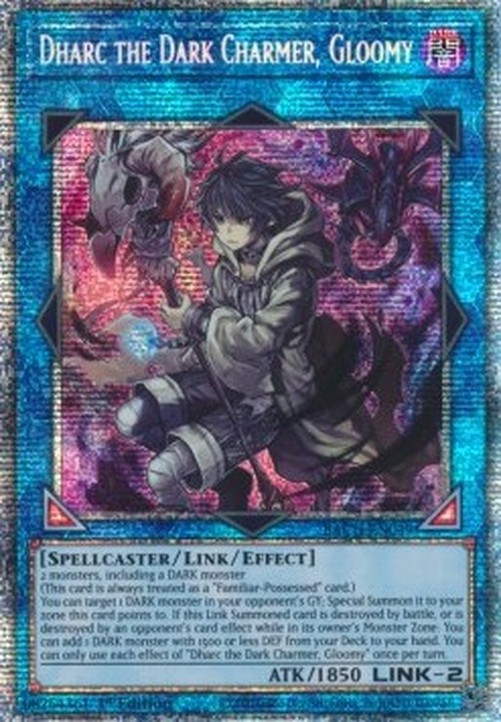 Yu-Gi-Oh! BACH Dharc the Dark Charmer, Gloomy (V.2 - Starlight Rare)
