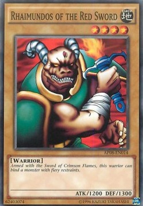 Yu-Gi-Oh! AP08 Rhaimundos of the Red Sword
