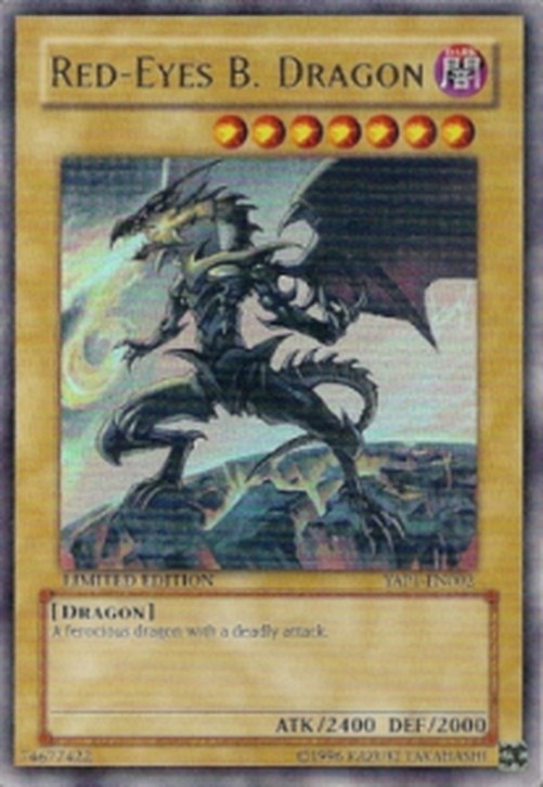 Yu-Gi-Oh! YAP1 Red-Eyes Black Dragon