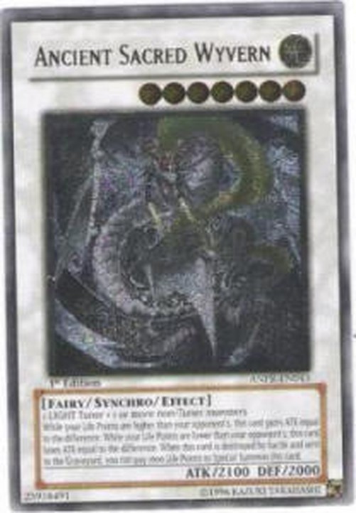 Yu-Gi-Oh! ANPR Ancient Sacred Wyvern (V.2 - Ultimate Rare)