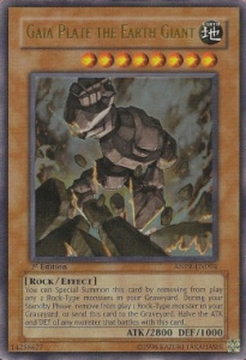 Yu-Gi-Oh! ANPR Gaia Plate the Earth Giant (V.1 - Ultra Rare)