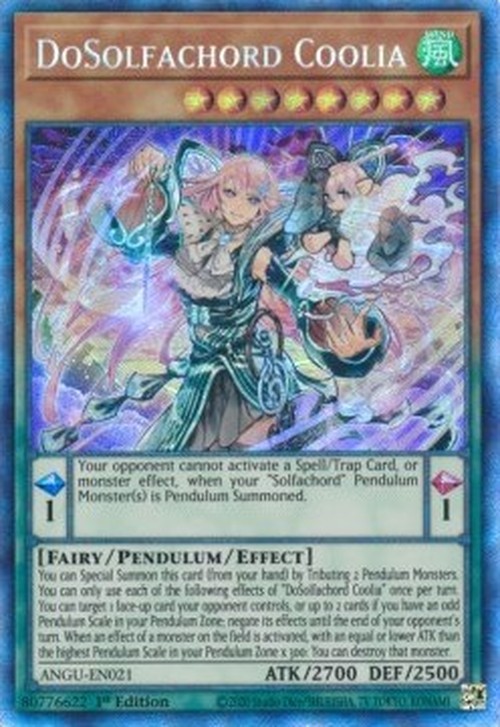 Yu-Gi-Oh! ANGU DoSolfachord Coolia (V.2 - Collectors Rare)